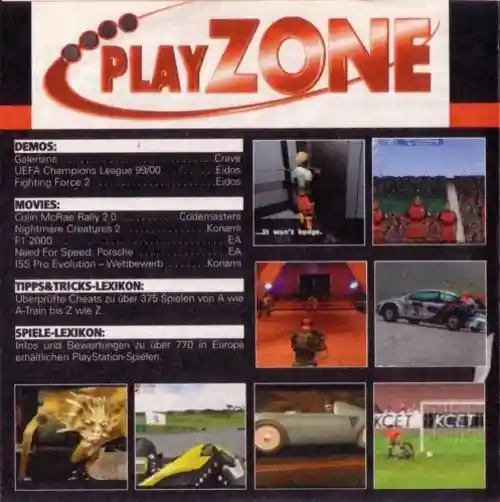 PlayZone 06/2000 - Vol. 19 - Backcover