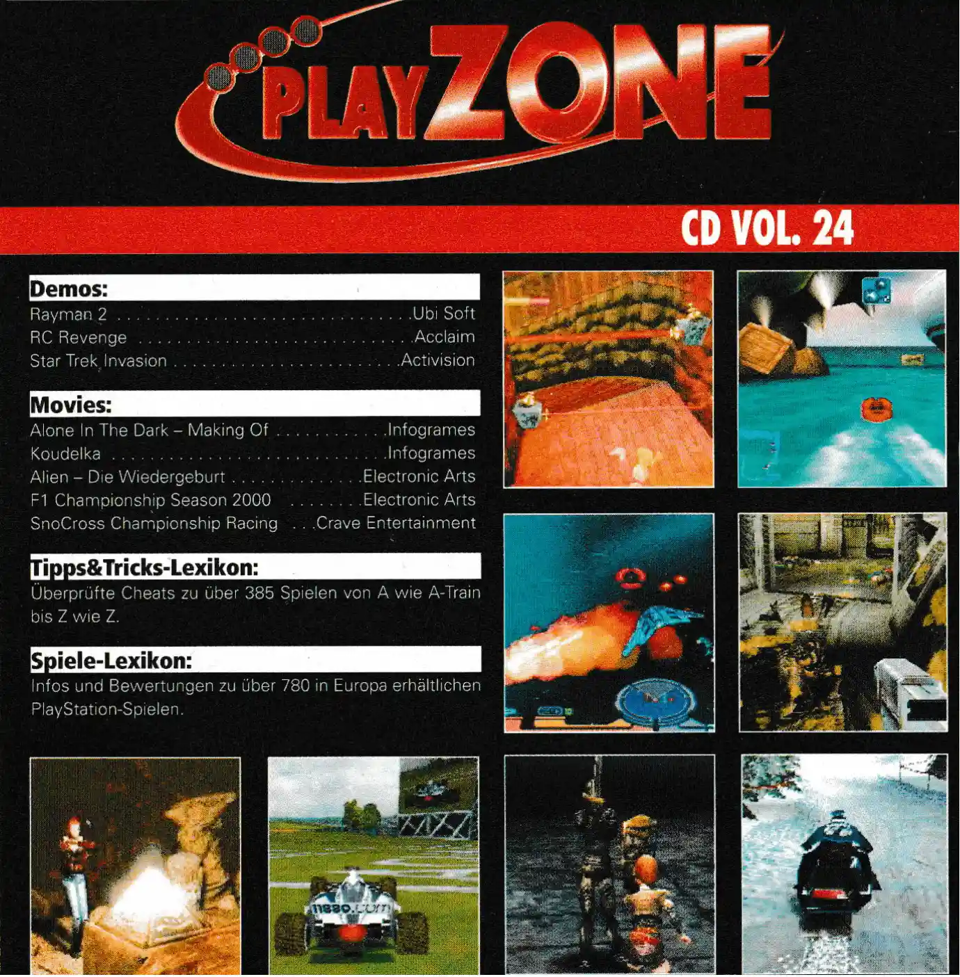 PlayZone 11/2000 - Vol. 24 - Backcover