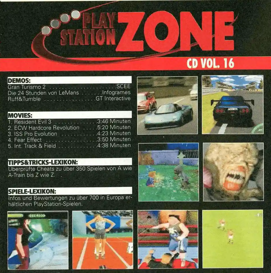 PlayStation Zone 03/2000 - Vol. 16 - Backcover