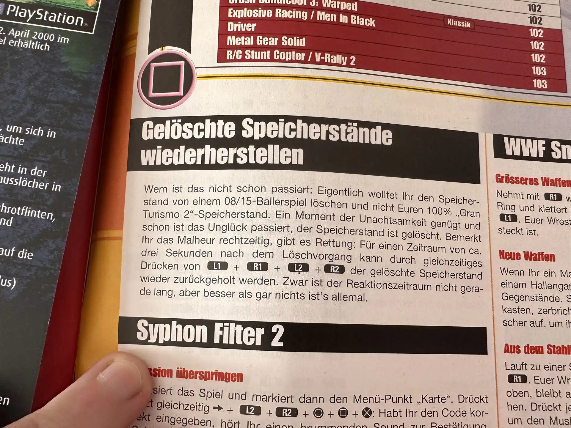 OPM 04/2000 Hilfe-Artikel