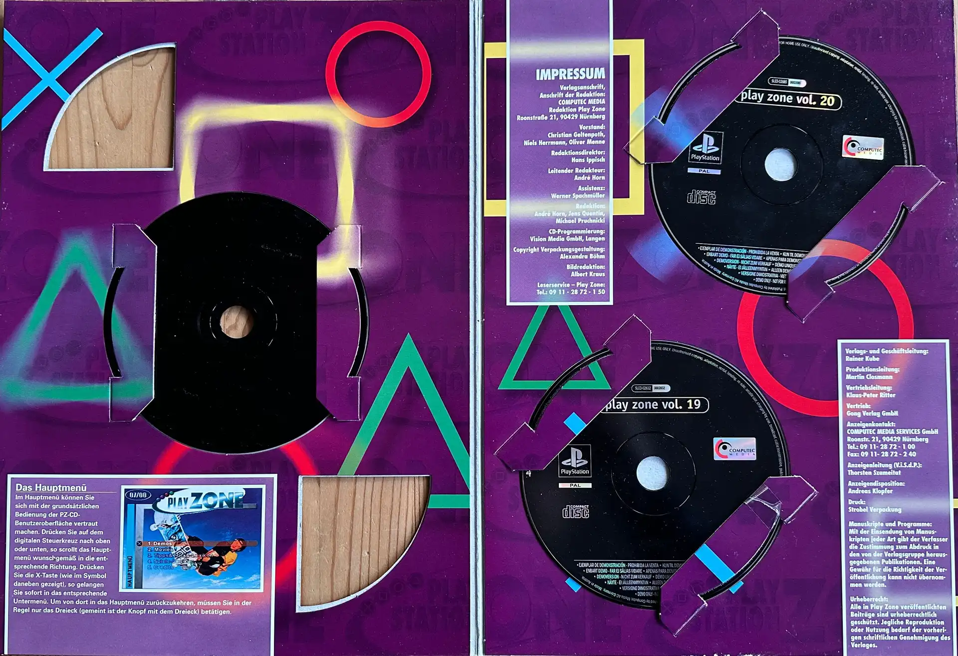 PlayZone Collection 03/2000 Inlay