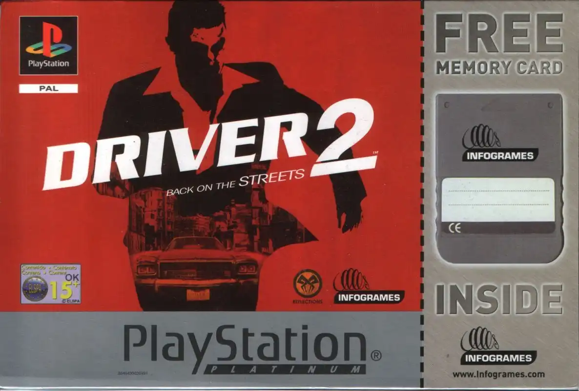 Driver 2 - Platinum - Frontcover