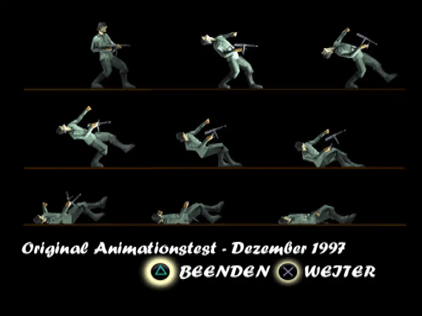 Original Animationstest - Dezember 1997