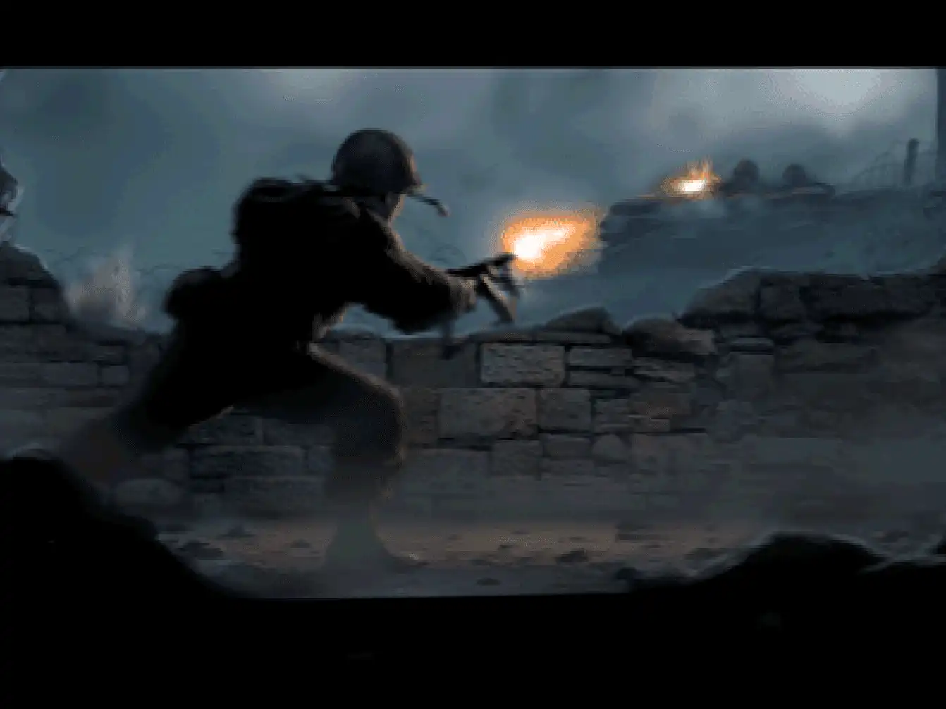 Artwork - Rennen und Schießen