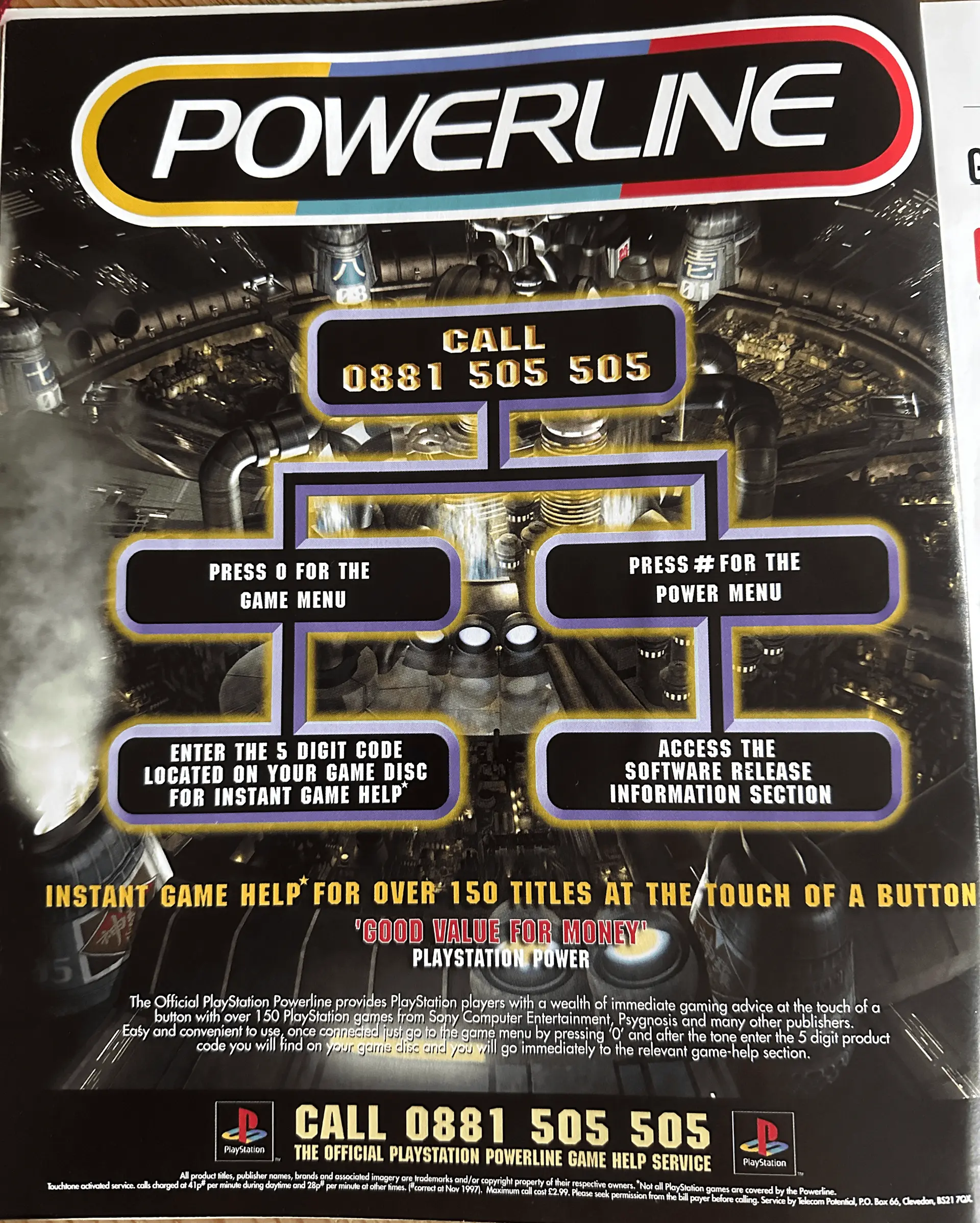 Powerline Anzeige in der OPM UK