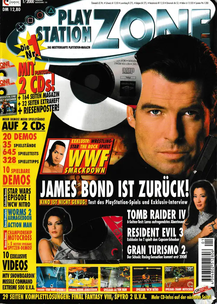 PlayStation Zone 01/2000 - Vol. 14 - Cover mit Disc