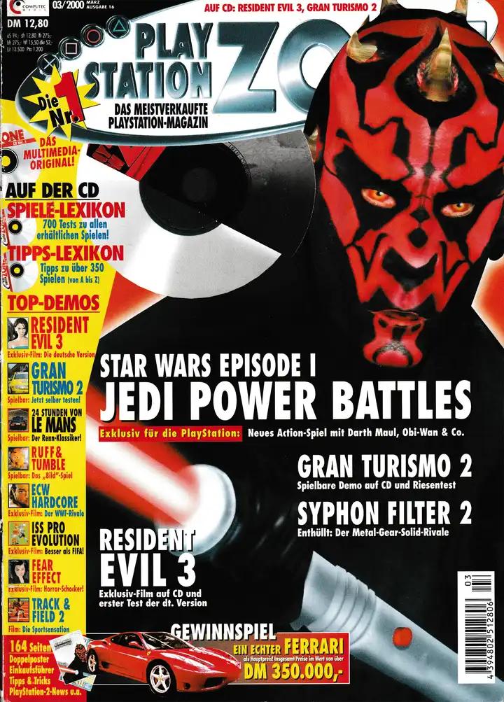 PlayStation Zone 03/2000 - Vol. 16 - Cover mit Disc