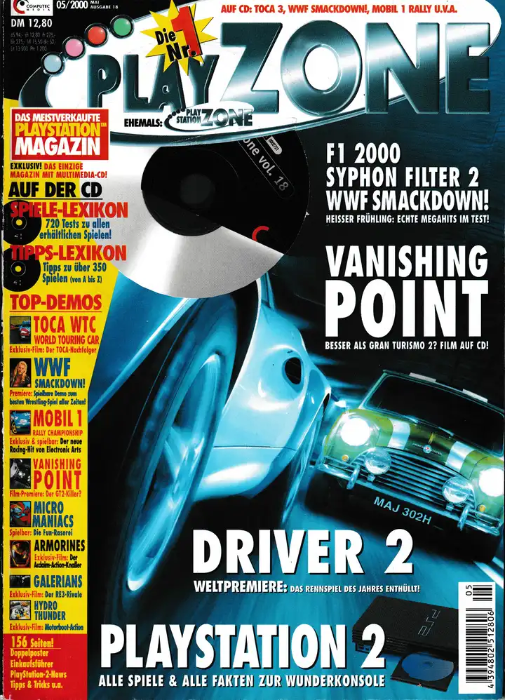 PlayZone 05/2000 - Vol. 18 - Cover mit Disc