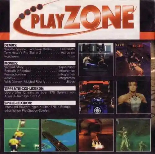 PlayZone 07/2000 - Vol. 20 - Backcover