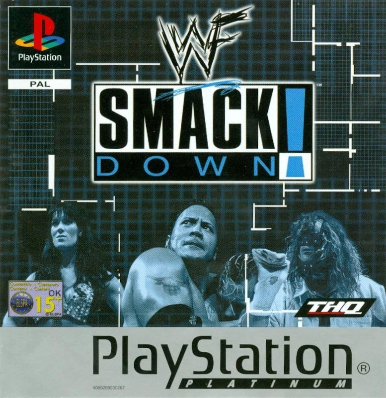 WWF SmackDown! PAL Platinum Cover