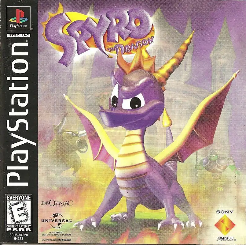 Spyro the Dragon Frontcover - NTSC