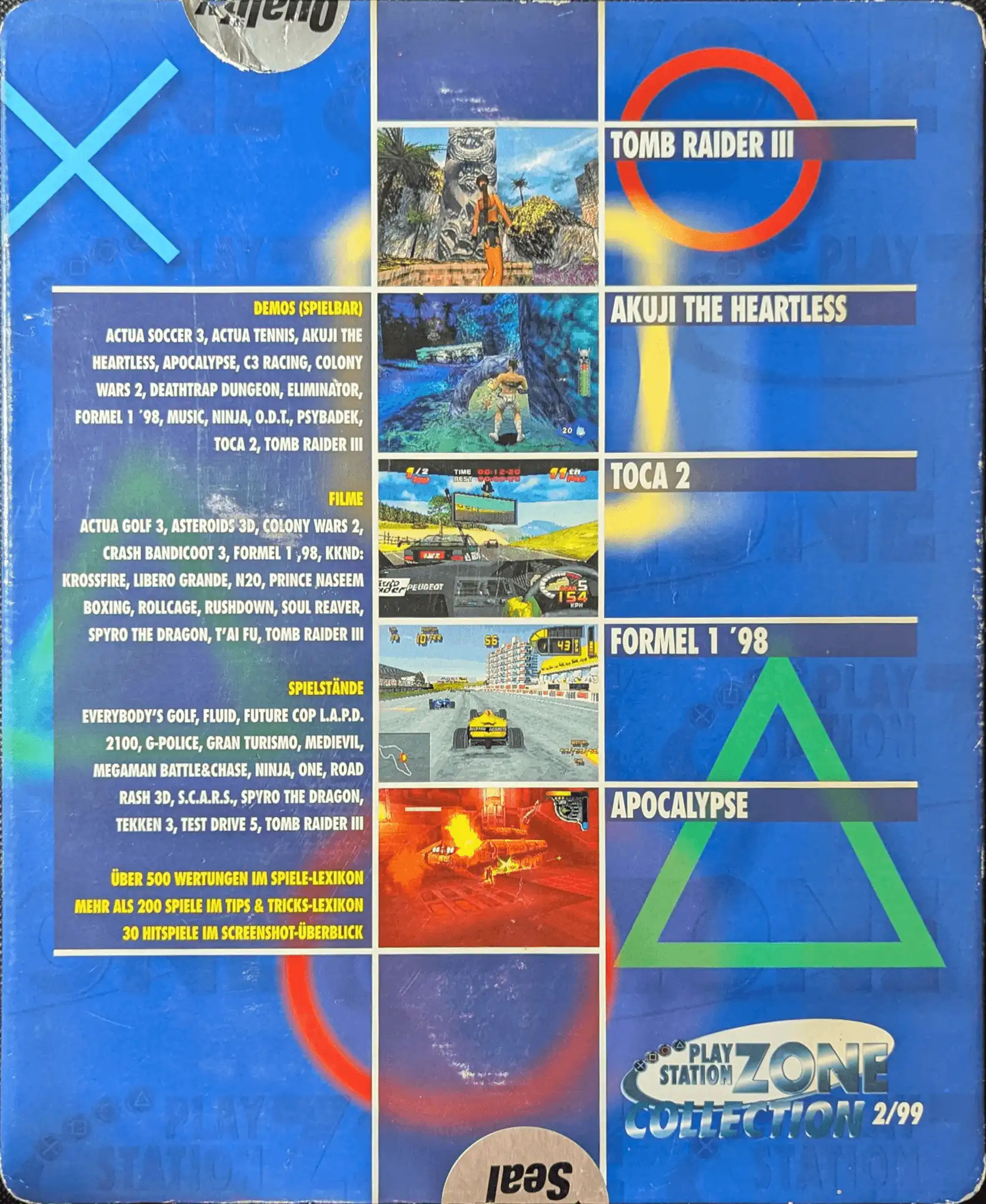 PlayZone Collection 02/1999 Back