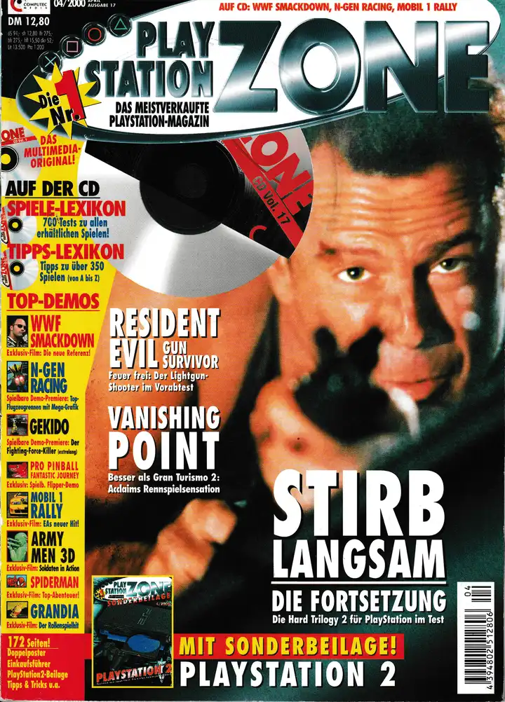 PlayStation Zone 04/2000 - Vol. 17 - Cover mit Disc