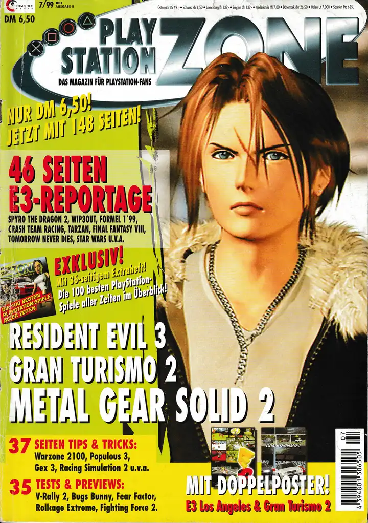 PlayStation Zone 07/99 - Vol. 8 - Cover ohne Disc