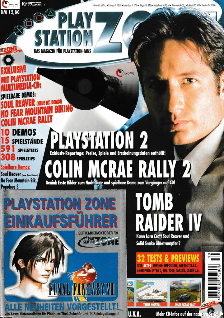 PlayStation Zone 10/99 - Vol. 11 - Cover mit Disc